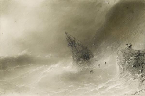 Ivan Aivazovsky Shipwreck